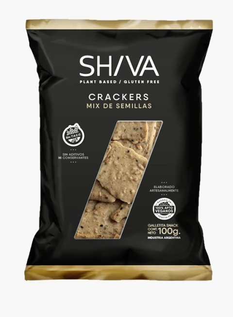 SHIVA - CRACKERS MIX DE SEMILLAS