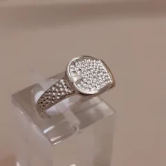 Anillo hebilla Plata 925 y Oro - Montecassiano Joyas