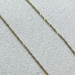 Cadena Singapur oro 18k 40cm 0,6g