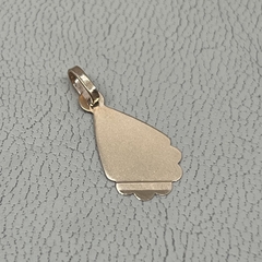 Dije Medalla para grabar iniciales oro 18k 0,5g