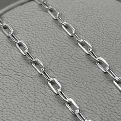 Cadena eslabón Forcep en plata 925 50cm x 4mm MER31 - comprar online