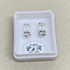 Aros Abridores Florcitas en Plata 925 - comprar online