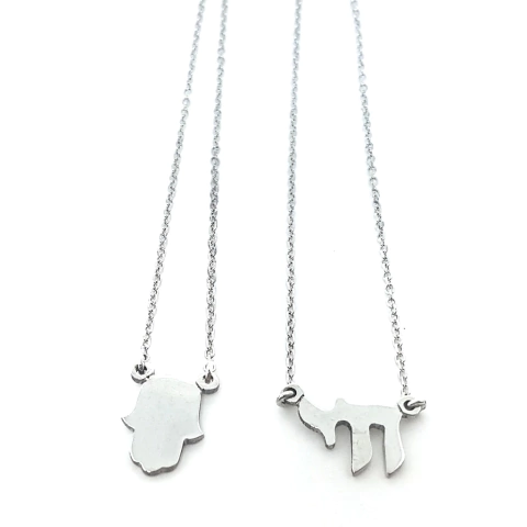 Escapulário Chai e hamsa