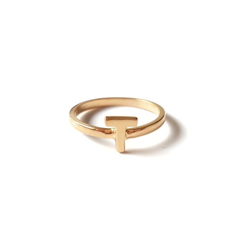 Anel Inicial Dourado