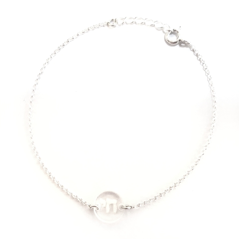 Pulseira chai acrílico