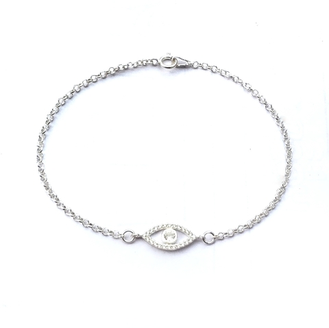 Pulseira olho zircônia