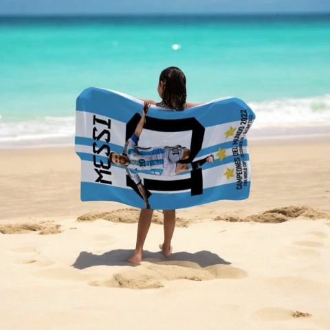 TOALLON MESSI CAMPEONES