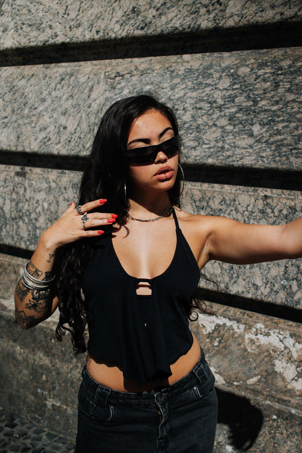 Cropped preto “Celeste”