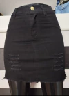 Pollera negra con roturaPROMO