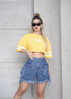 Short rigido cargo larguito - comprar online