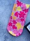 Medias pinteres flores (un par)