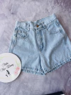 Short rigido celeste premium