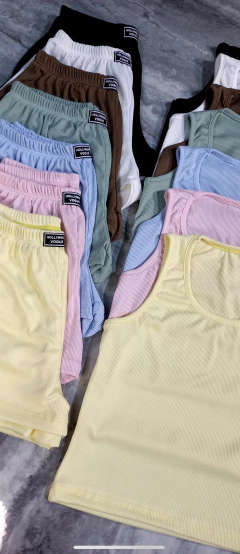 Conjunto short + musculosa ETIQUETA - comprar online