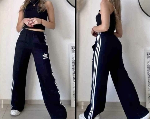 Pantalon de algodón frizado wanda PROMO - comprar online