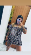 Vestido estampado azul
