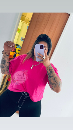 Remera over basica en internet