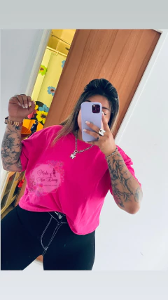 Remera over basica en internet