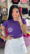 Remera media polera morley