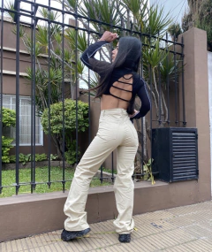 Wide liso camel - comprar online