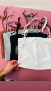 Top bando con tiras