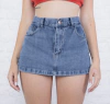 Short pollera celeste claro - comprar online