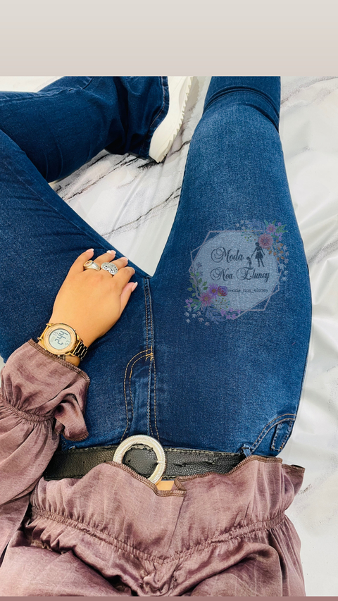 Jeans oxford azul