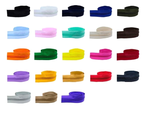 Ziper Nº 05 Médio rolo com 200 metros