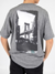 REMERA M/C ESTAMPA ESPALDA GRIS - 537N