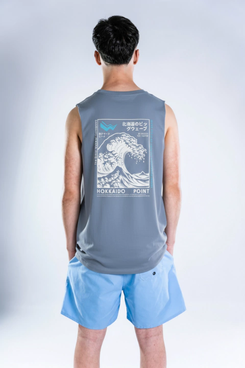 519N // REMERA SIN MANGAS ESTAMPA ESPALDA - LAGO - comprar online