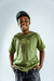 REMERA M/C OVERSIZE BREAK EVERYTHING VERDE- 536N en internet
