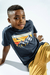REMERA M/C ESTAMPA CENTRAL WILD TRAIL TOPO- 502N - Waiting Boys