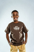 REMERA M/C OVERSIZE BREAK EVERYTHING MARRON- 536N - comprar online