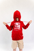 CANGURO CLASICO ESTAMPA CENTRAL ROJO- 965N - tienda online