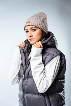 164N - CHALECO PUFFER TERMOSELLADO - GRIS en internet