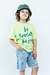 REMERA M/C OVERSIZE ESTAMPA CENTRAL BE YOUR SELF BE FREE- 533N