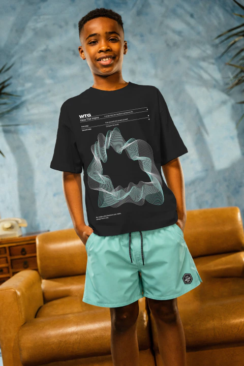 704N - SHORT DE BAÑO LISO RELAXED - ARUBA