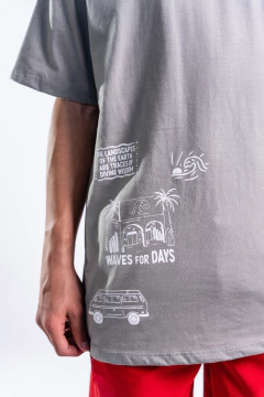 516N // REMERA OVER ESTAMPA 360° - GRIS en internet