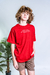 REMERA M/C OVERSIZE CON LOGO WAITING GARMENTS- 536N - tienda online
