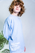 BUZO CUELLO REDONDO OVERSIZE CELESTE- 932N