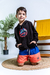 CANGURO CLASICO ESTAMPA CENTRAL NEGRO HAWAII- 965N - tienda online