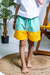 SHORT DE BAÑO COMBINADO CON SUSPENSOR- 702N - comprar online