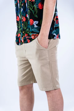 751N // BERMUDA CHINA MODA LINO - comprar online