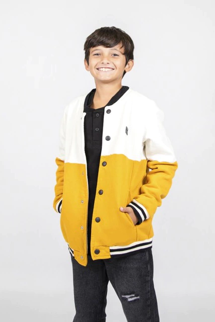 CAMPERA UNIVERSITARIA MOSTAZA- 821N - comprar online