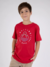 REMERA M/C ESTAMPA CENTRAL ROJA- 502N