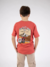 REMERA M/C ESTAMPA ESPALDA TOMATE - 537N en internet
