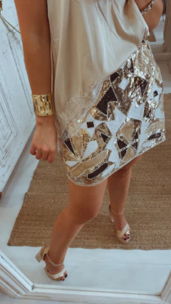 Falda oro - comprar online