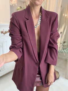 Blazer Borgoña - Guapas