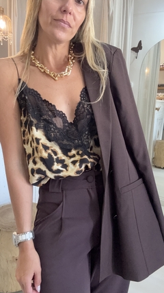 Blazer chocolate en internet