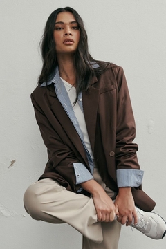Blazer chocolate - comprar online