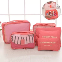 Set Organizadores Laundry x6 Coral